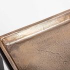3 fyrkantiga kaffebord i aluminium och stål Homemotion - Quinzio Viadurini
