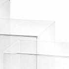 3 transparenta stapel tabeller Amalia design, tillverkad i Italien Viadurini