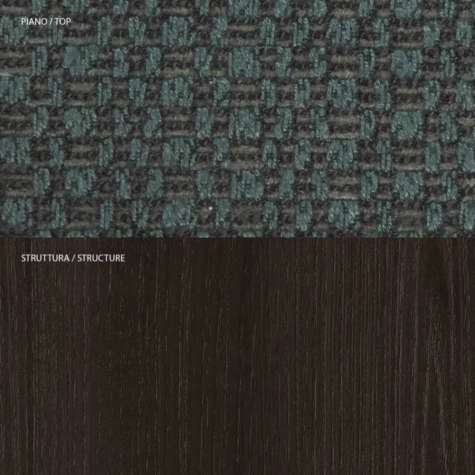 4 matstolar i massiv ask och tyg tillverkade i Italien - Sulu Viadurini