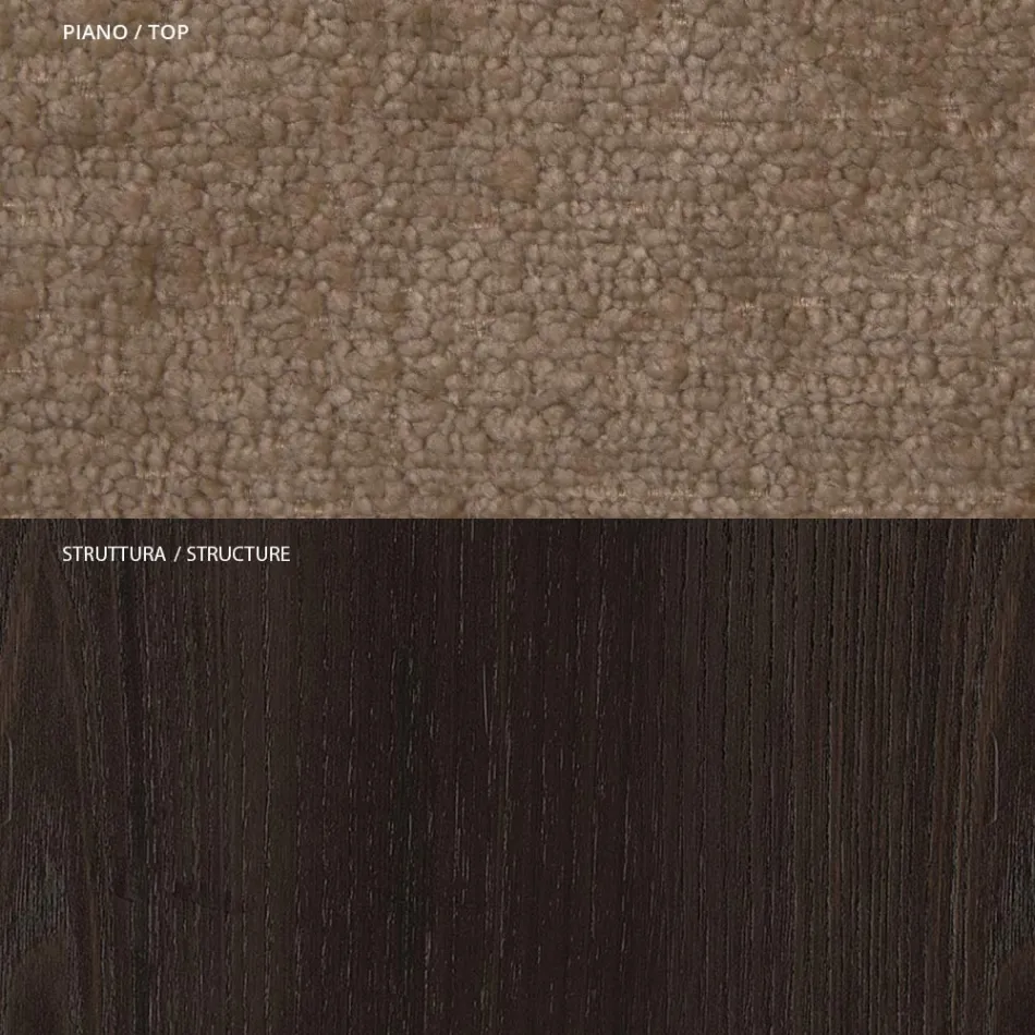 4 matstolar i massiv ask och tyg tillverkade i Italien - Sulu Viadurini