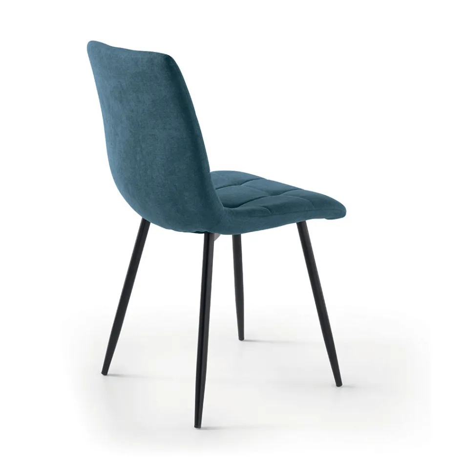 4 vardagsrumsfåtöljer med tygsitsar i olika färger - Nuvarande Viadurini