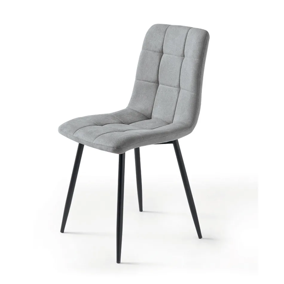 4 vardagsrumsfåtöljer med tygsitsar i olika färger - Nuvarande Viadurini