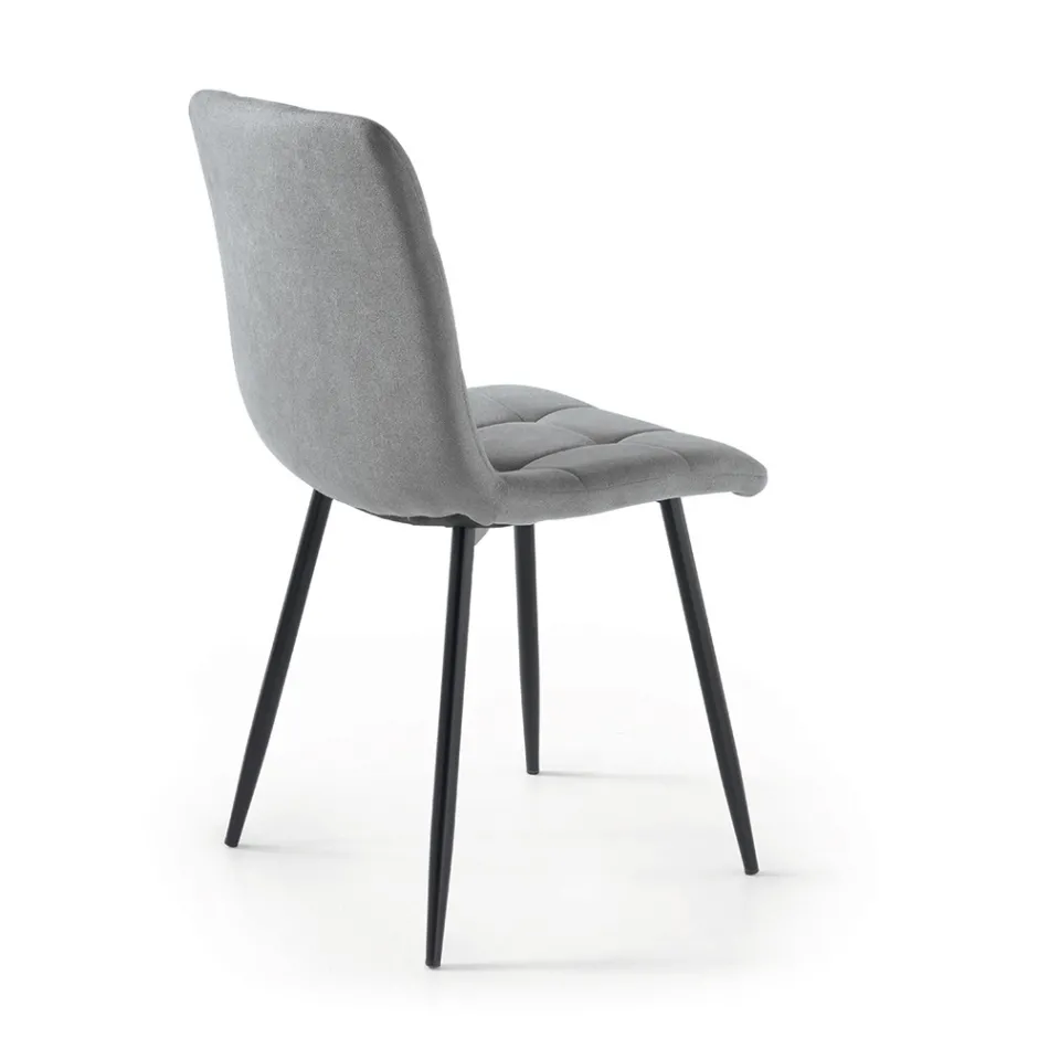 4 vardagsrumsfåtöljer med tygsitsar i olika färger - Nuvarande Viadurini