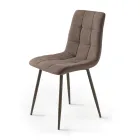 4 vardagsrumsfåtöljer med tygsitsar i olika färger - Nuvarande Viadurini