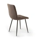 4 vardagsrumsfåtöljer med tygsitsar i olika färger - Nuvarande Viadurini