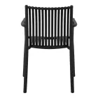 4 stapelbara trädgårdsstolar i UV-beständig polypropen - Ondara Viadurini