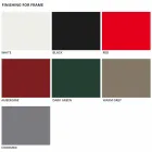 4 stapelbara stolar i metall och polypropen tillverkad i Italien - Clarinda Viadurini