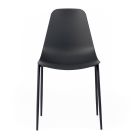 4 stolar gjorda av polypropen sits och metallben - Mary Viadurini