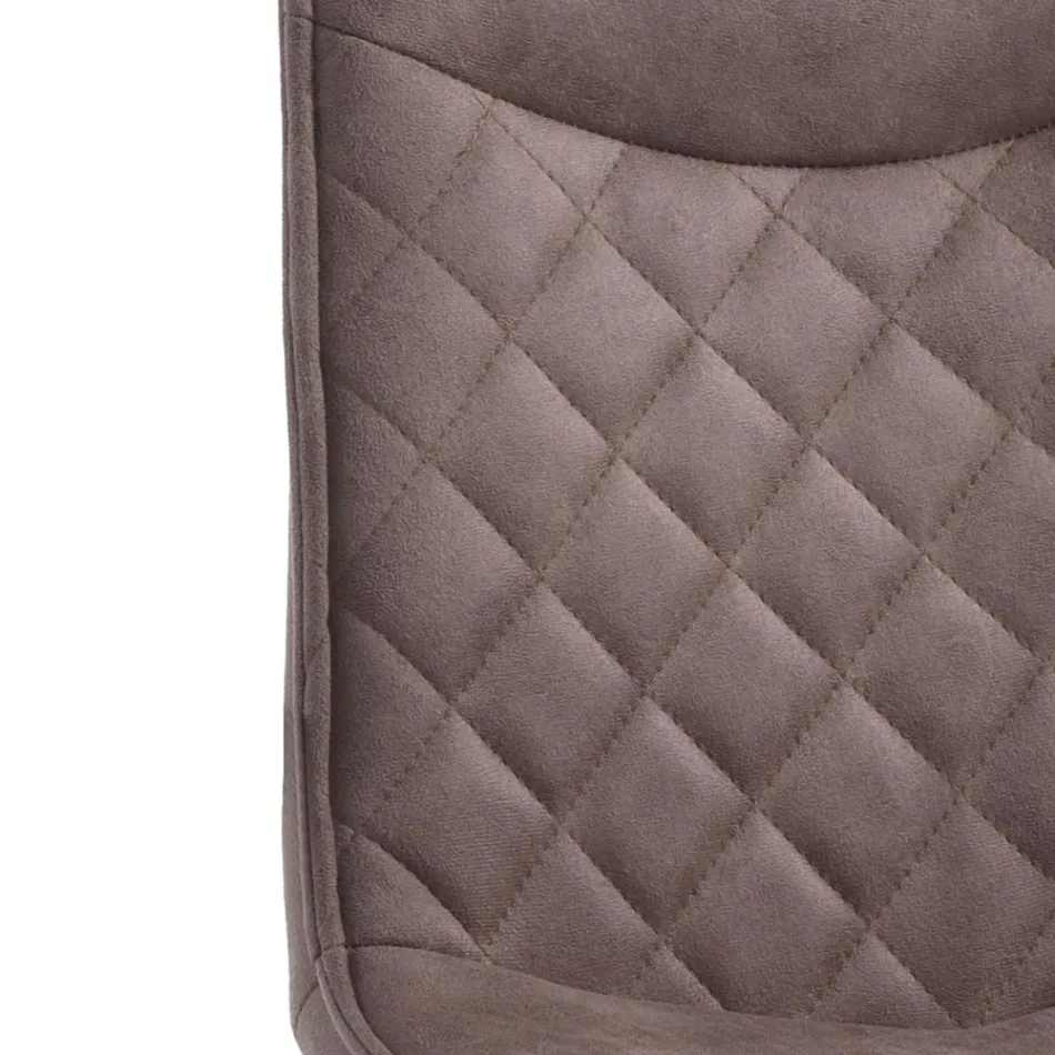 4 stolar klädda i åldrad syntetläder - Hydrogen Viadurini