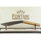 6 Ergonomiska biffknivar med stålblad Tillverkad i Italien - Haj Viadurini