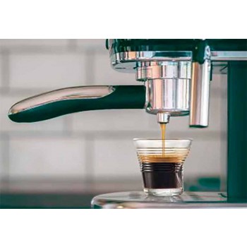 6 kaffekoppar skrynkliga glas i färgat designglas - Sarabi