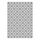 6 rektangulära placemats i Pvc och polyester med mönstrad design - Berimo Viadurini