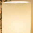 Cylindrisk lampskärm i doftvax med repad effekt Tillverkad i Italien - Donata Viadurini