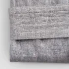 Lyxig badrock i tung linne med huva Tillverkad i Italien - Palace Viadurini