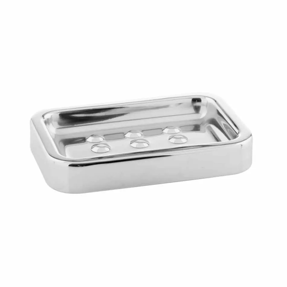 Fristående badrumstillbehör i kromfinish i rostfritt stål - blank Viadurini