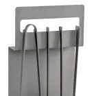 Eldstadstillbehör i färgat stål Made in Italy 4 Pieces - Rachel Viadurini