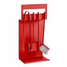 Eldstadstillbehör i färgat stål Made in Italy 4 Pieces - Rachel Viadurini