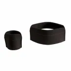 Fyra stycken regenererade läderbordstillbehör tillverkade i Italien - Ebe Viadurini