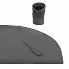 Skrivbordstillbehör i regenererat läder 4 delar tillverkade i Italien - Medea Viadurini