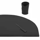 Skrivbordstillbehör i regenererat läder 5 delar tillverkade i Italien - Medea Viadurini