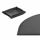 Skrivbordstillbehör i regenererat läder 5 delar tillverkade i Italien - Medea Viadurini