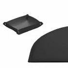 Skrivbordstillbehör i regenererat läder 5 delar tillverkade i Italien - Medea Viadurini