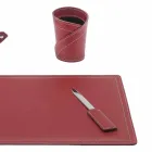 Tillbehör 4-stycks regenererat läderbord tillverkat i Italien - Ascanio Viadurini