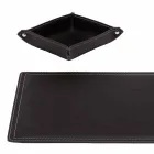 Tillbehör 4-stycks regenererat läderbord tillverkat i Italien - Ascanio Viadurini