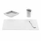 Tillbehör 4-stycks regenererat läderbord tillverkat i Italien - Ascanio Viadurini