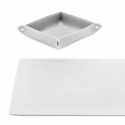 Tillbehör 4-stycks regenererat läderbord tillverkat i Italien - Ascanio Viadurini