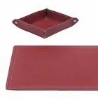 Tillbehör 4-stycks regenererat läderbord tillverkat i Italien - Ascanio Viadurini