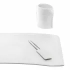 Tillbehör 4 delar regenererat läderbord tillverkat i Italien - Brando Viadurini