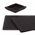 Tillbehör 5-bit regenererat läderbord tillverkat i Italien - Ascanio Viadurini