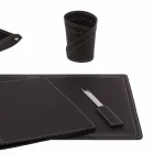 Tillbehör 5-bit regenererat läderbord tillverkat i Italien - Ascanio Viadurini