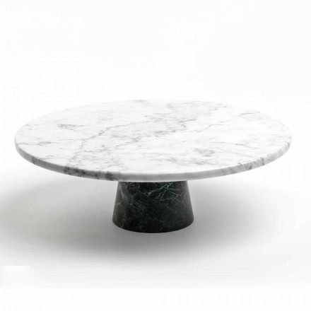 Modern kakestativ i Carrara Marble och Marquinia Tillverkad i Italien - Spino Viadurini