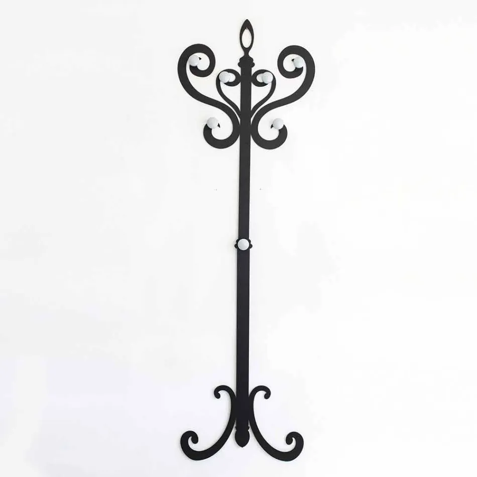 Vägghängare i modern design i färgat järn tillverkat i Italien - Torres Viadurini