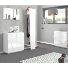 Design Entréklädhängare i vitt trä, skiffer eller betong - Fjona Viadurini