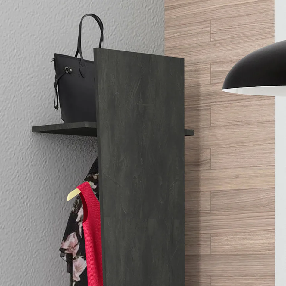 Design Entréklädhängare i vitt trä, skiffer eller betong - Fjona Viadurini