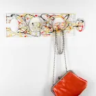 Färgad vägghängare i plexiglas dubbel design 3 stycken - Fratack Viadurini