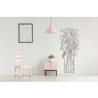 Väggrockställ i färgat trä med modern design - Alberuccell Viadurini