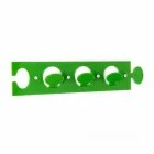 Design Wall Coat Hanger i Triple Colored Plexiglass 2 Pieces - Fratack Viadurini