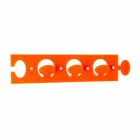 Design Wall Coat Hanger i Triple Colored Plexiglass 2 Pieces - Fratack Viadurini