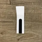 Corian väggrockställ med vit eller svart insats, 3 stycken - Appiccio Viadurini