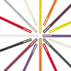 Väggrockhängare i lackerad Mdf med dubbel krok tillverkad i Italien - kvicksilver Viadurini