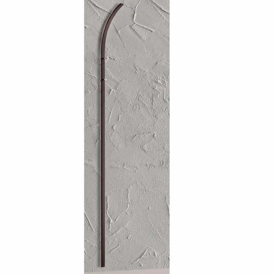 Klädhängare i metall med 2 krokar och LED-lampa Tillverkad i Italien - Osmio Viadurini