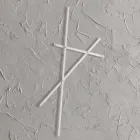 Väggrockställ i målad metall med 5 pinnar tillverkade i Italien - Olmium Viadurini