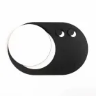 Modern väggrockställ i stål med spegel tillverkad i Italien - Pilippo Viadurini