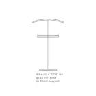 Essential Transparent akrylkristall golvklädsel - Ginergo Viadurini