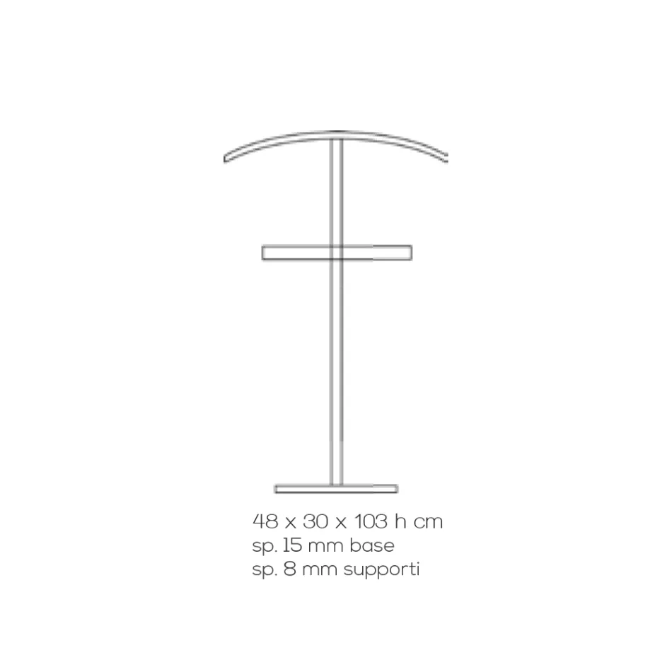 Essential Transparent akrylkristall golvklädsel - Ginergo Viadurini