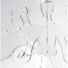 Golvhängare, klassisk design, i plexiglas Giave Viadurini